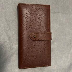 Portland Leather Floral Wallet